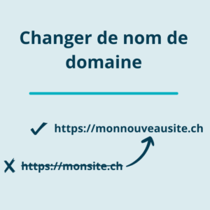 Changer de nom de domaine