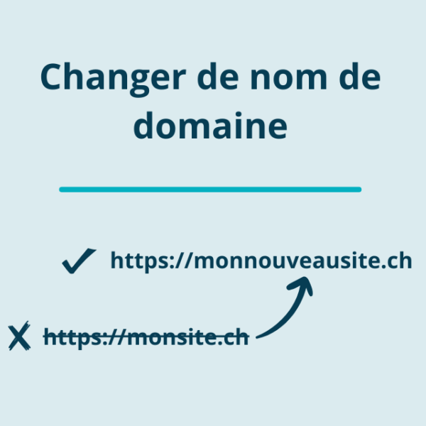 Changer de nom de domaine